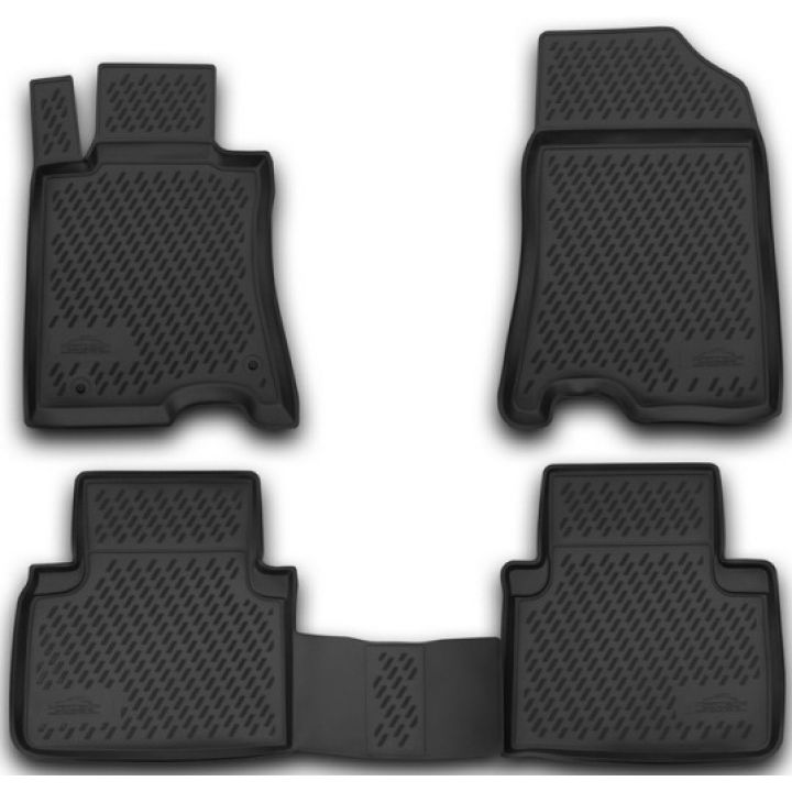 Килимки в салон для Honda Crosstour '10-15 (2WD), поліуретанові Element-Novline