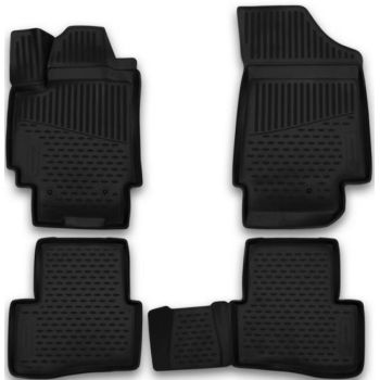 Коврики 3D в салон для Hyundai Creta '16-, полиуретановые Element-Novline