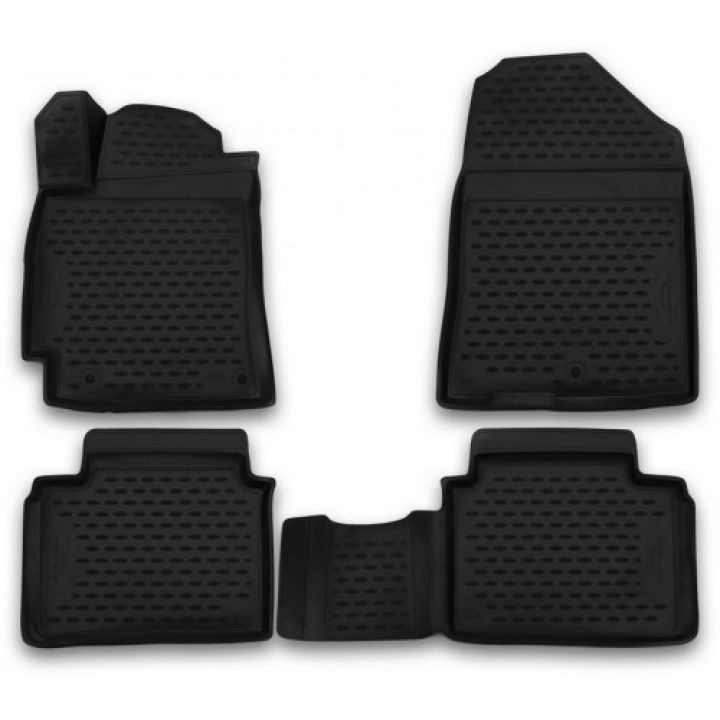 Коврики 3D в салон для Hyundai Elantra AD '16-, полиуретановые Element-Novline