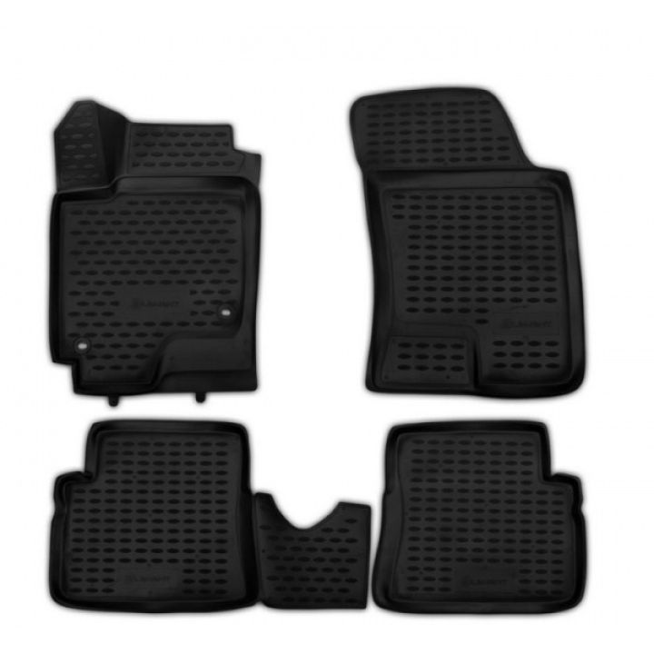 Коврики 3D в салон для Hyundai Getz '02-11, полиуретановые Element-Novline