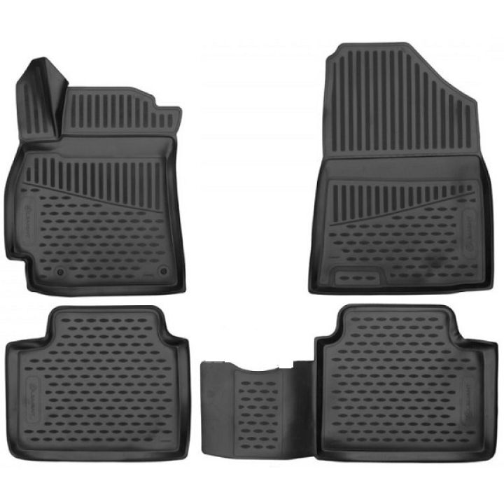 Коврики 3D в салон для Hyundai Elantra CN7 '21-, полиуретановые Element-Novline