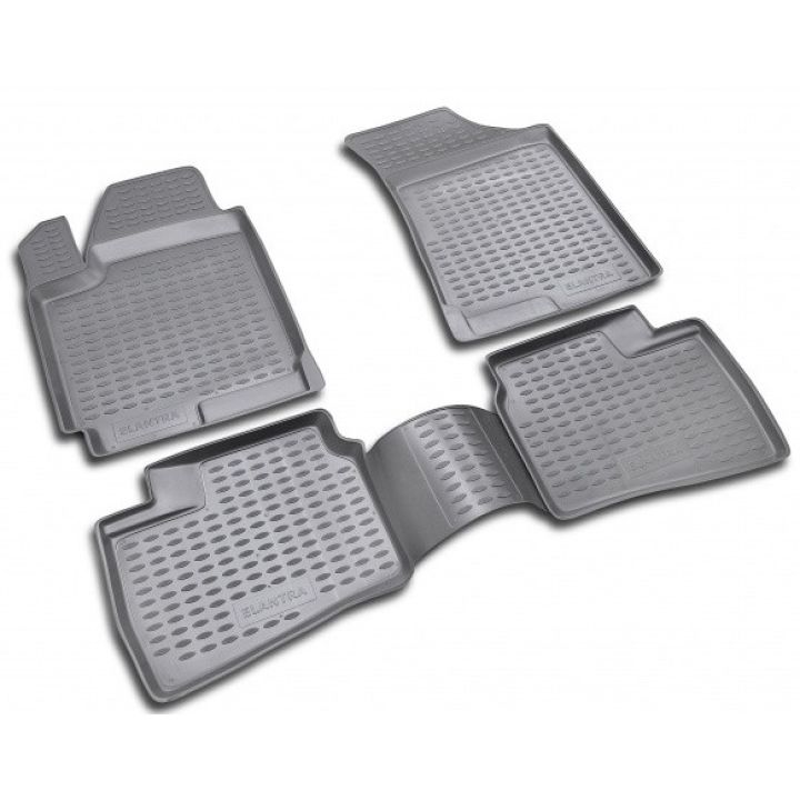 Коврики в салон для Hyundai Elantra HD '06-10, полиуретановые Element-Novline