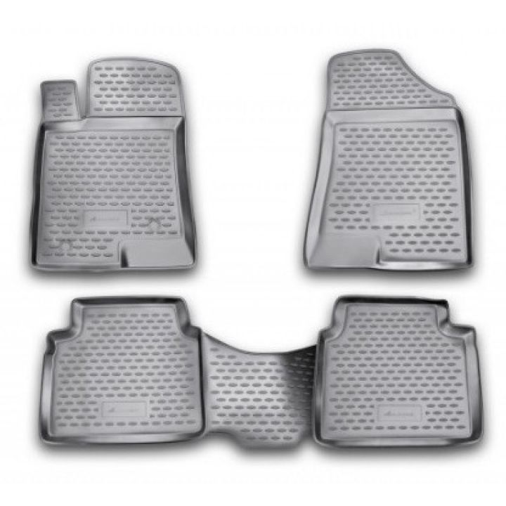 Коврики в салон для Hyundai Grandeur '05-11, полиуретановые Element-Novline