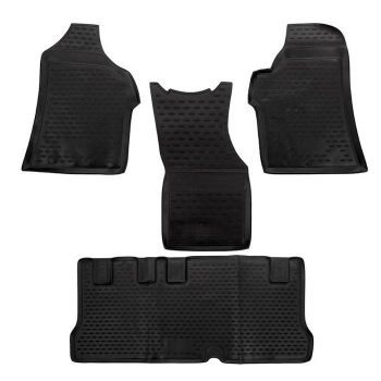 Коврики в салон для Hyundai H-1 '07- (два ряда), полиуретановые Element-Novline