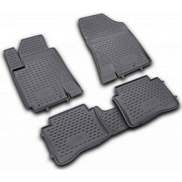 Коврики в салон для Hyundai i20 '08-14, полиуретановые Element-Novline