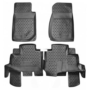 Коврики в салон для Jeep Wrangler '07-16, полиуретановые Element-Novline