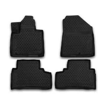 Коврики 3D в салон для Kia Sorento 2015- UM, полиуретановые Element-Novline