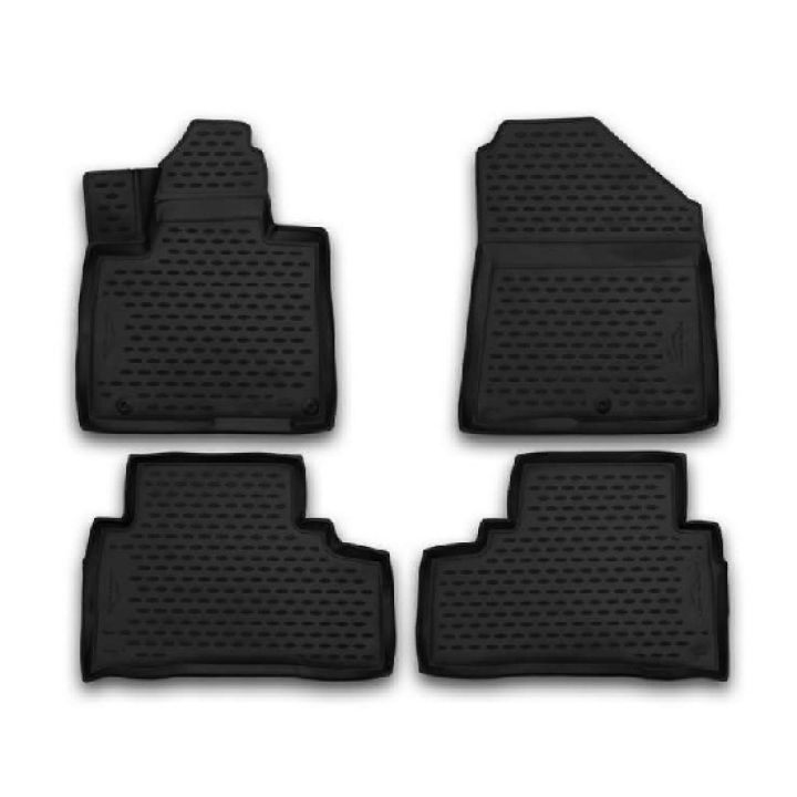 Коврики 3D в салон для Kia Sorento 2015- UM, полиуретановые Element-Novline