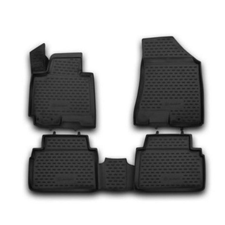 Коврики 3D в салон для Kia Sportage 2010-2015, полиуретановые Element-Novline