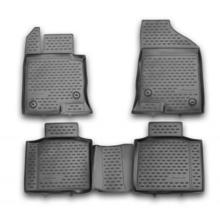 Коврики в салон для Kia Cadenza '11-16, полиуретановые Element-Novline