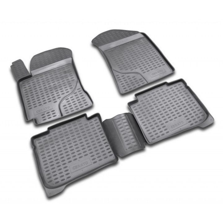 Коврики в салон для Kia Cerato '04-09, полиуретановые Element-Novline