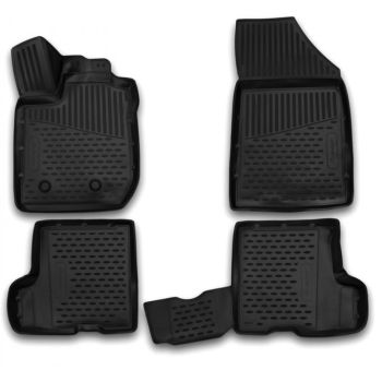 Коврики 3D в салон для Lada (Ваз) XRAY '15-, полиуретановые Element-Novline