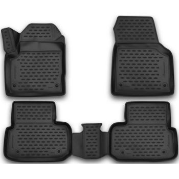 Коврики 3D в салон для Land Rover Discovery Sport '14-19, полиуретановые Element-Novline