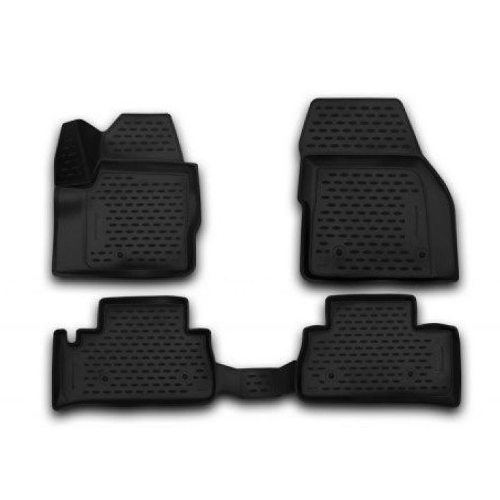 Коврики 3D в салон для Land Rover Freelander II '06-14, полиуретановые Element-Novline