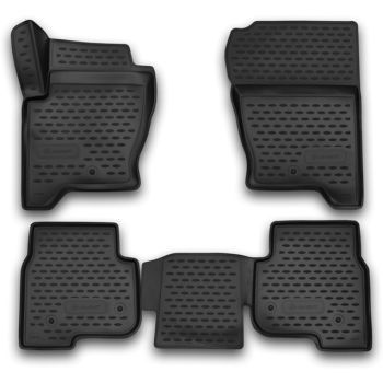 Коврики в салон для Land Rover Discovery 4 '14-16, полиуретановые Element-Novline