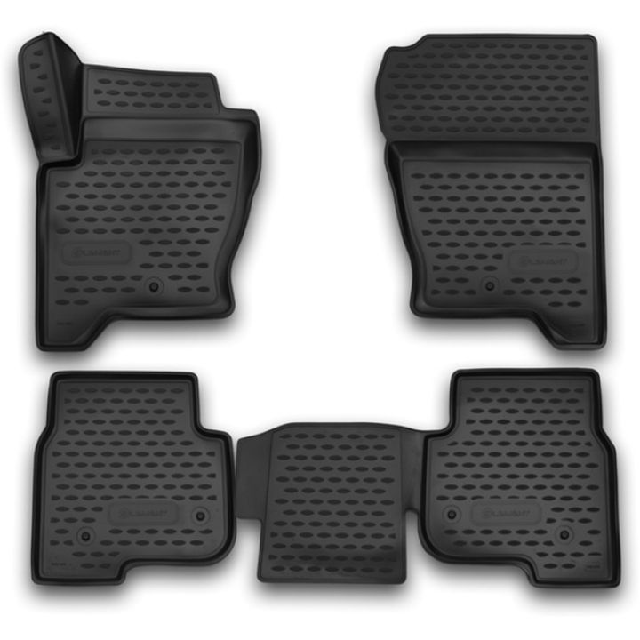Коврики в салон для Land Rover Discovery 4 '14-16, полиуретановые Element-Novline