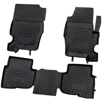 Коврики в салон для Land Rover Discovery 4 '09-16, полиуретановые Element-Novline