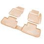 Коврики в салон для Land Rover Freelander 2 '06-14 бежевые, полиуретановые Element-Novline