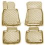 Коврики в салон для Lexus GS '12- бежевые, полиуретановые Element-Novline