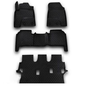 Коврики в салон для Lexus LX 570 '12-, (7 мест), полиуретановые Element-Novline