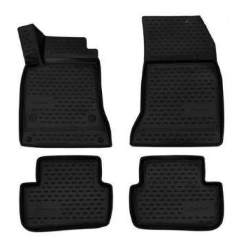 Коврики 3D в салон для Mercedes A-Class W176 '12-18, полиуретановые Element-Novline