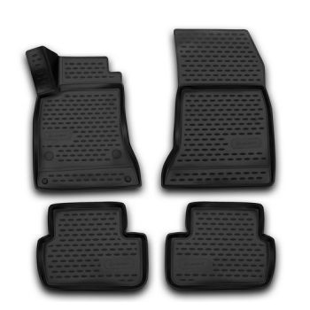 Коврики 3D в салон для Mercedes B-Class W246 '12-18, полиуретановые Element-Novline