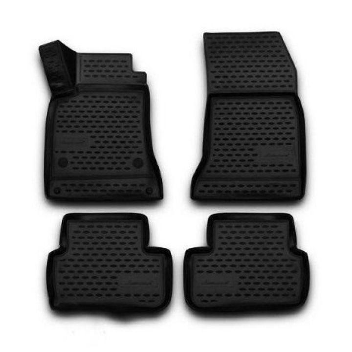 Коврики 3D в салон для Mercedes GLA X156 '13-, полиуретановые Element-Novline