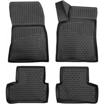 Коврики 3D в салон для Mercedes B-Class W247 '19-, полиуретановые Element-Novline