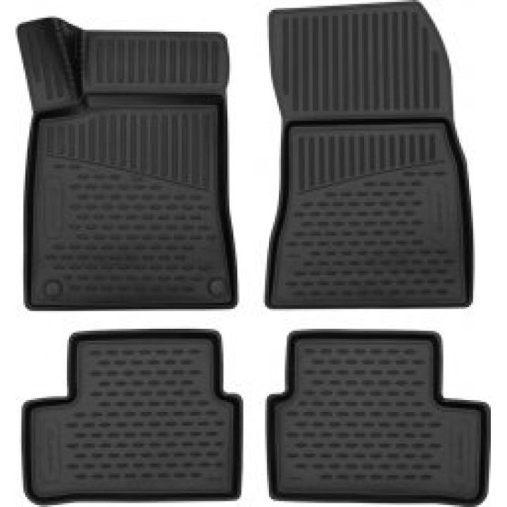 Коврики 3D в салон для Mercedes CLA-Class C118 '19-, полиуретановые Element-Novline