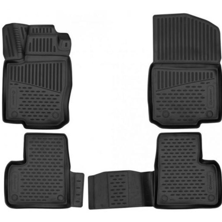 Коврики 3D в салон для Mercedes GLE-Coupe C292 '15-, полиуретановые Element-Novline