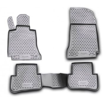 Коврики в салон для Mercedes C-Class W204 '07-14, полиуретановые Element-Novline