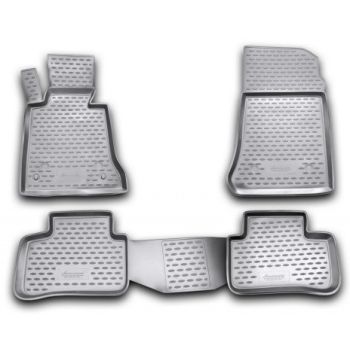 Коврики в салон для Mercedes GLK-Class X204 '09-15, полиуретановые Element-Novline