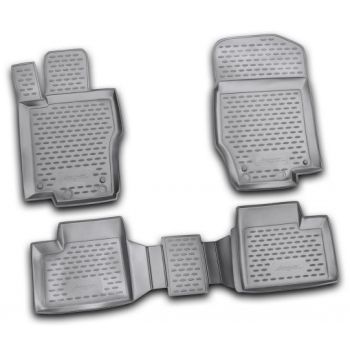 Коврики в салон для Mercedes ML/GL-Class W164 '05-11, полиуретановые Element-Novline