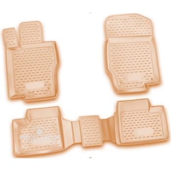 Коврики в салон для Mercedes ML/GL-Class W164 '05-11 бежевые, полиуретановые Element-Novline