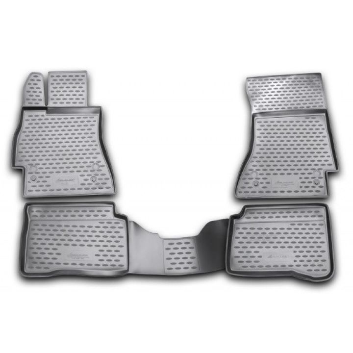 Коврики в салон для Mercedes S-Class W221 '06-13, полиуретановые Element-Novline