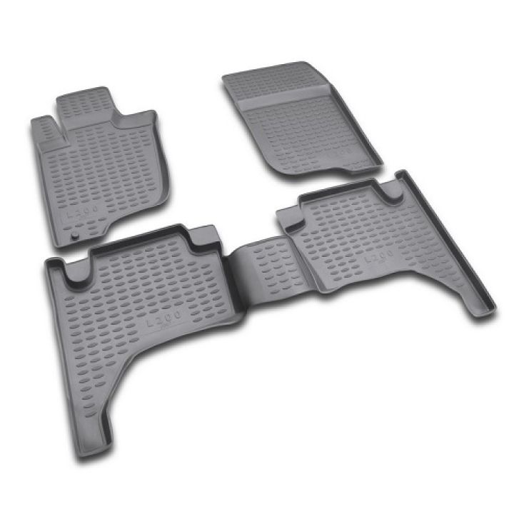 Коврики в салон для Mitsubishi L200 / Triton '05-15, полиуретановые Element-Novline