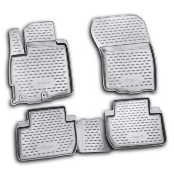 Коврики в салон для Mitsubishi Outlander XL '07-12, полиуретановые Element-Novline