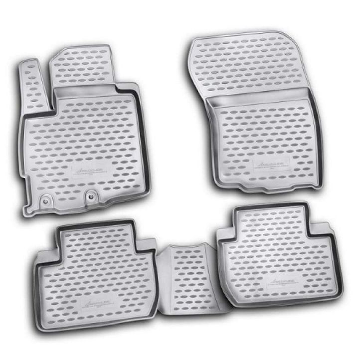 Коврики в салон для Mitsubishi Outlander XL '07-12, полиуретановые Element-Novline