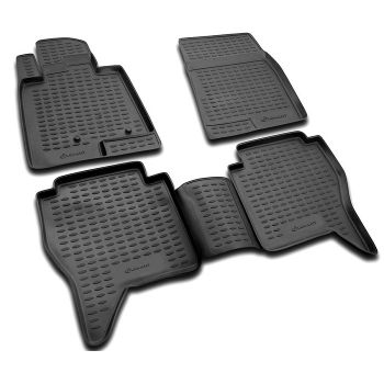 Коврики в салон для Mitsubishi Pajero Wagon 4 '07-, полиуретановые Element-Novline