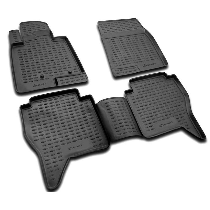 Коврики в салон для Mitsubishi Pajero Wagon 4 '07-, полиуретановые Element-Novline
