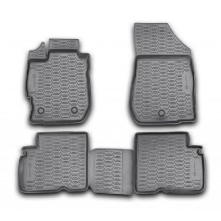 Коврики в салон для Nissan Almera '13-, полиуретановые Element-Novline