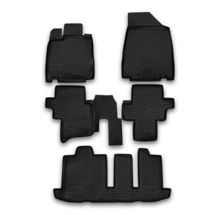 Коврики в салон для Nissan Pathfinder '14-, полиуретановые Element-Novline