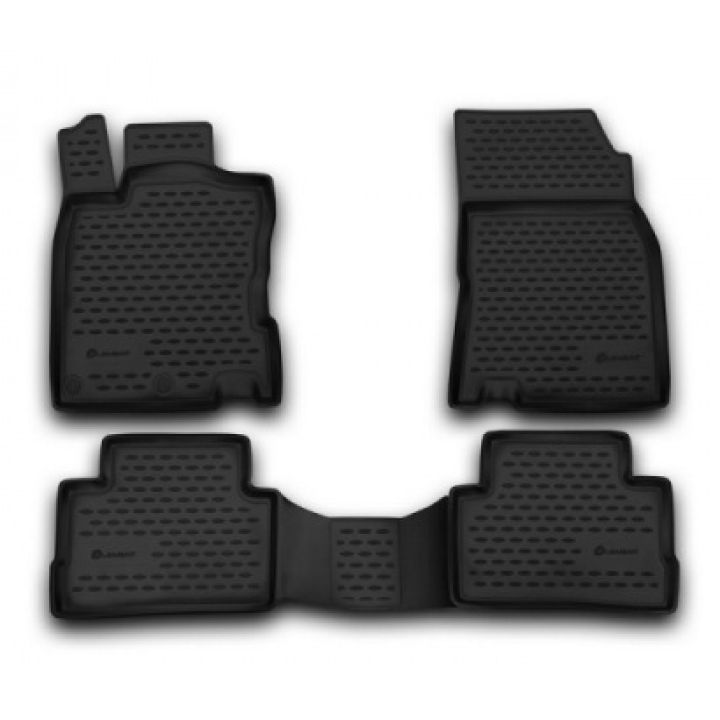 Килимки в салон для Nissan Qashqai '14-, поліуретанові Element-Novline