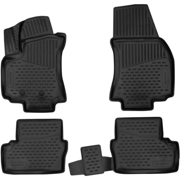 Коврики 3D в салон для Opel Zafira A '99-05, полиуретановые Element-Novline
