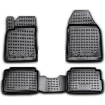Коврики в салон для Opel Vectra C '02-08, седан/хетчбек, полиуретановые Element-Novline