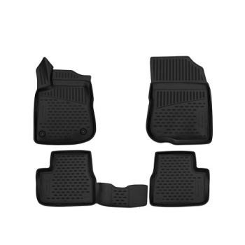 Коврики 3D в салон для Peugeot 2008 '13-, полиуретановые Element-Novline