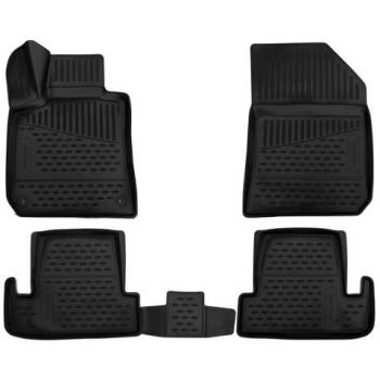 Коврики 3D в салон для Peugeot 308 '14-, полиуретановые Element-Novline