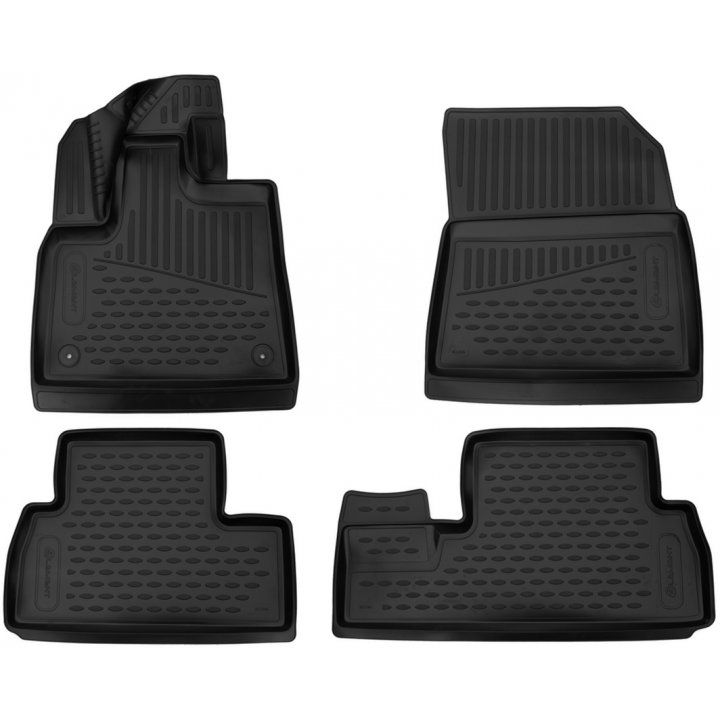 Коврики 3D в салон для Peugeot Rifter '18- 5 мест, полиуретановые Element-Novline