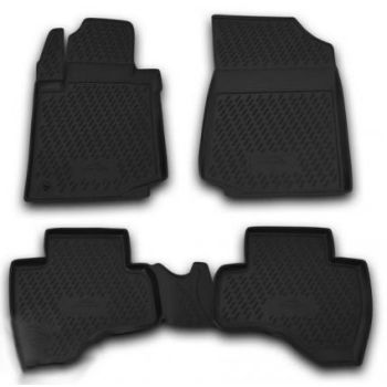 Коврики в салон для Peugeot 107 '05-09, полиуретановые Element-Novline