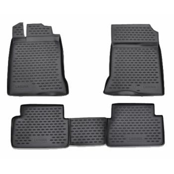 Коврики в салон для Renault Laguna '07-15, полиуретановые Element-Novline